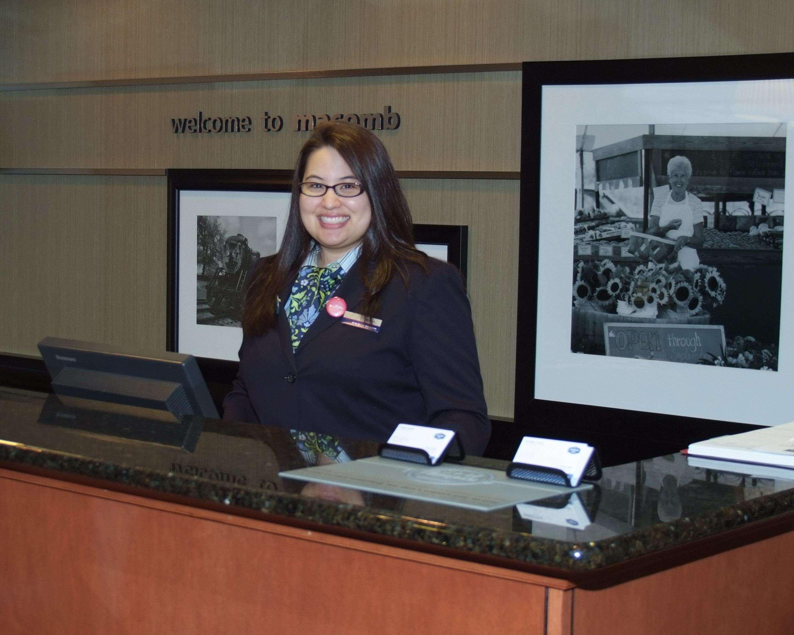 Hampton Inn Macomb Interior foto